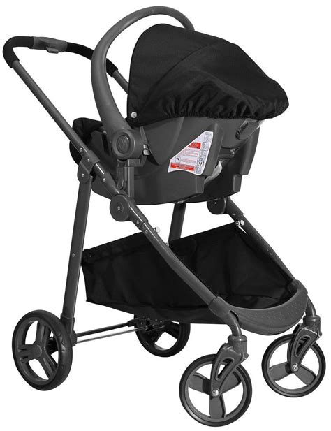 carrinho de bebê moisés olympus preto com bebê conforto base galzerano carrinho de bebê