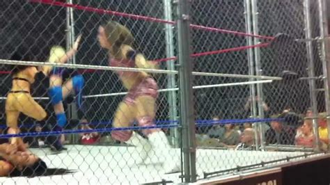 First Women S Fatal Way Steel Cage Match In The Us Youtube