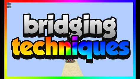 All Bridging Techniques In Minecraft Youtube