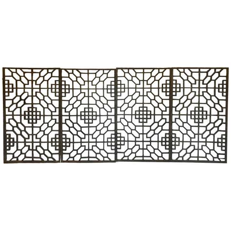 19th Century Chinese Floral Lattice Panel At 1stdibs