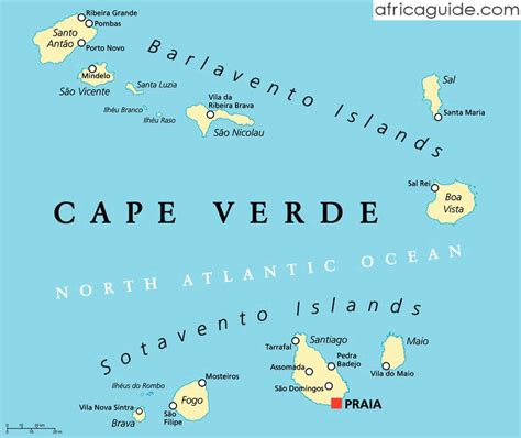 If you love sports, you can practice water sports such as kayak and snorkelling, or head to the gym at hotel riu funana, just metres away. Kap Verde Kapital Karte