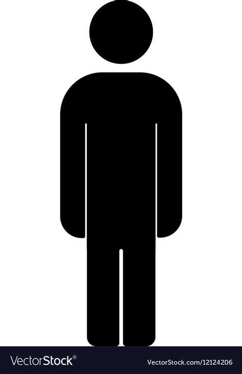 Man Icon Male Human Symbol Royalty Free Vector Image