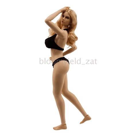 16 Große Büste Nahtloser Weiblicher Körper Figur Fit Phicen Hot Toys Kopf Braun Ebay