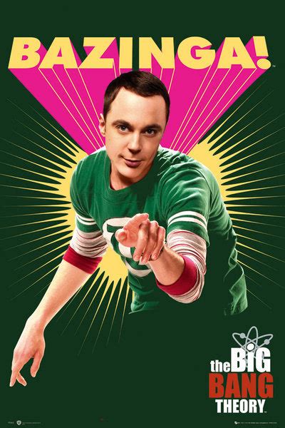 Big Bang Theory Bazinga Poster Sold At