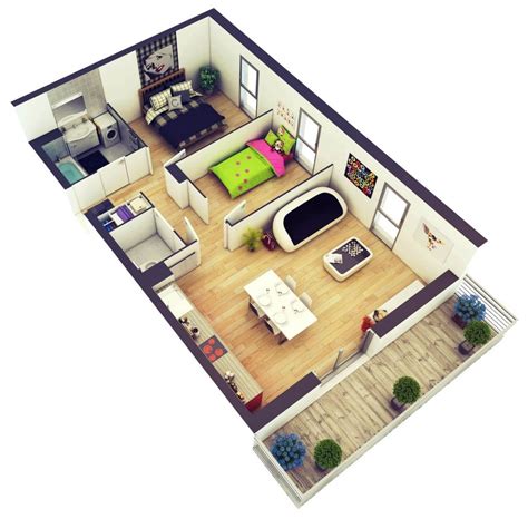 Interior 2 Bedroom Small House Design