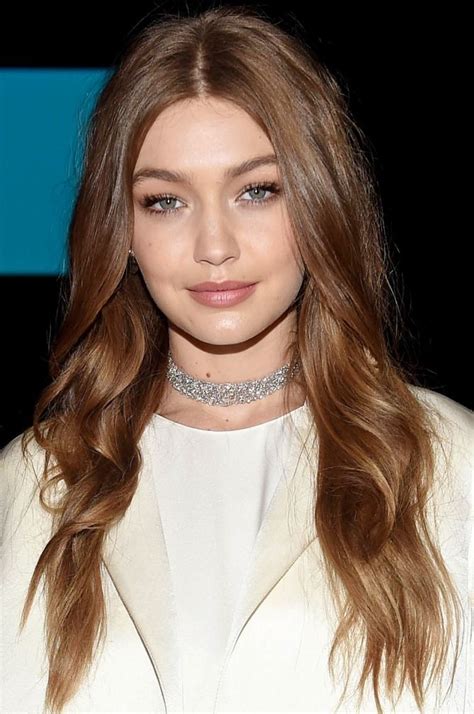 Bella hadid cut her own bangs, then she and gigi both gave their bff a haircut, too. Celeb Beach Wave Inspiration for Every Hair Length | Gigi hadid hair color, Gigi hadid hair ...