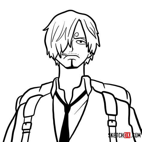 How To Draw Sanji One Piece Anime Character Drawing Manga Drawing