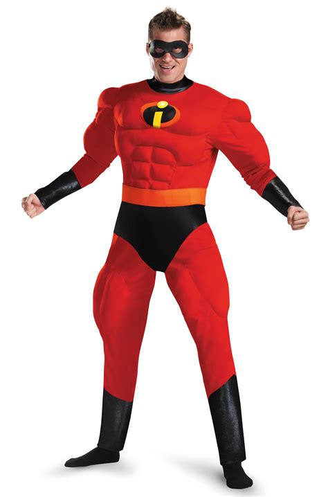 Mr Incredible Deluxe Muscle Adult Costume