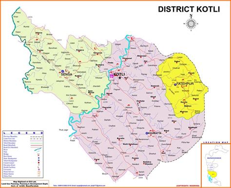 About jammu & kashmir tourism map. Map of Dsitrict Kotli, Azad Jammu & Kashmir. | Download Scientific Diagram