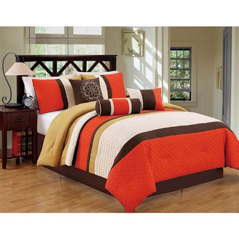Orange Comforter Sets Girls Orange Comforter On Bright Orange