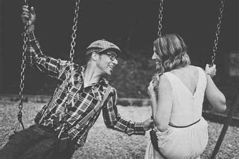 Playful And Intimate Beach Bicycles And Swings Engagement Shoot Wedding Couples Photography