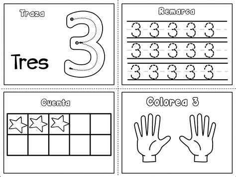 Para hacer ver un aprendizaje divertido a los niños de primaria en este post podrás descargar en formatos pdf los números del 1 al 10 a color y con figuras animadas que acompañarán los ejercicios de escritura. Grafomotricidad números del 1 al 10 (3) - Imagenes Educativas