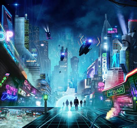 Timeout 002 Cyberpunk City Poster Design On Behance