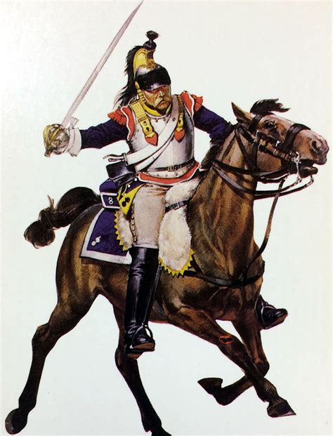 Trooper 8 Th Cuirassier Regiment June 1815 Armee Kriegerin