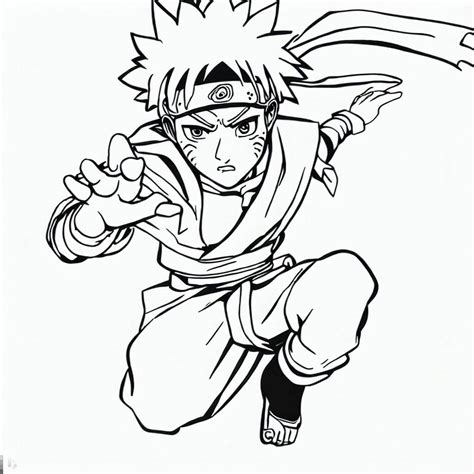 Coloriage Naruto Gratuit Pour Les Enfants Télécharger Et Imprimer