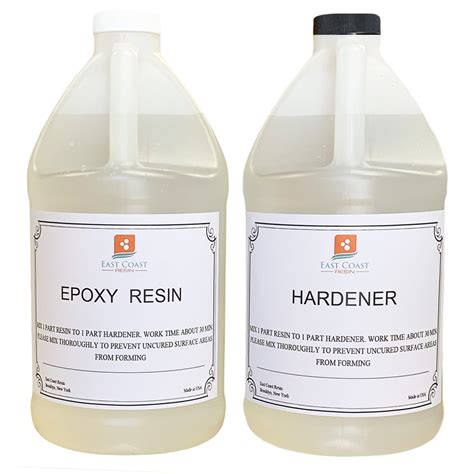 Epoxy Resin 1 Gal Kit General Purpose For Super Gloss Coating And