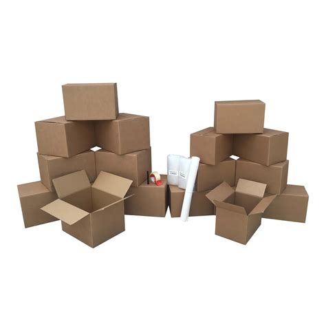 Uboxes Basic Moving Boxes Kit 1 Supplies 18 Moving Boxes Bubble