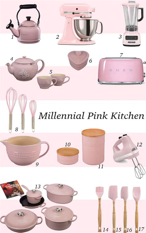 20 Pink Kitchen Accessories Ideas Hmdcrtn