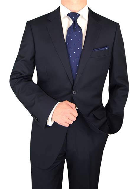 Classic black and charcoal grey suits are timeless and elegant options; Mens Blue 2 Button modern fit suits by Luciano Natazzi - Fashion Suit Outlet