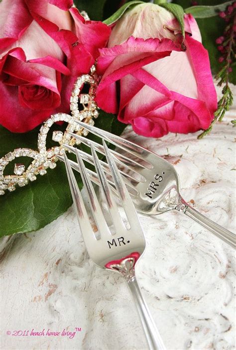 Happily Ever After Wedding Cake Forks Vintage Silver Plated Etsy