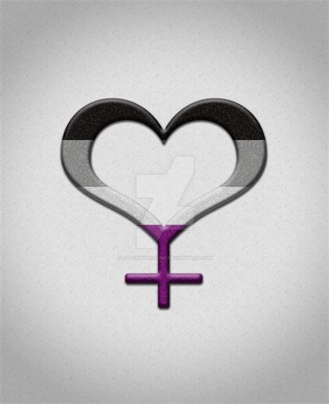 Asexual Pride Female Gender Symbol By Lovemystarfire On Deviantart