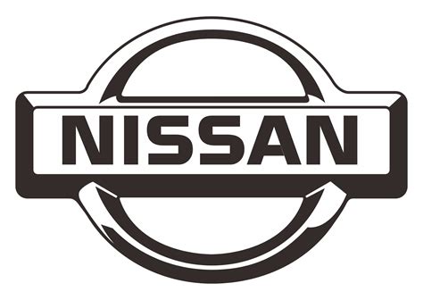 Nissan Black White Design Logo Vector Automobile Manufacturer~ Format