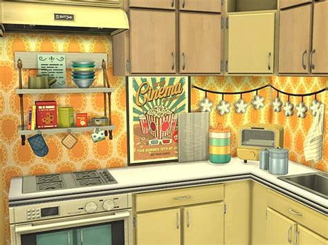Retro Kitchen Cc Needed By Flubs79 From Tsr Sims 4 Downloads