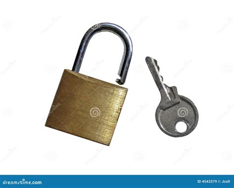 Padlock And Key Stock Image Image Of Padlock Locked 4543379