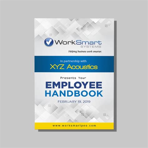 Design A New Look For Employee Handbook Cover Page