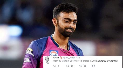 But ipl is a highly competitive league where paid professionals analyze you. Twitter go crazy as Jaydev Unadkat becomes the costliest ...