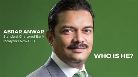 Global career opportunities expand your horizons. Who Is Standard Chartered Bank Malaysia's New CEO, Abrar A ...