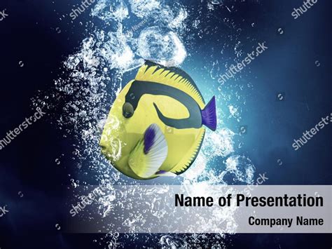 Water Exotic Fish Powerpoint Template Water Exotic Fish Powerpoint