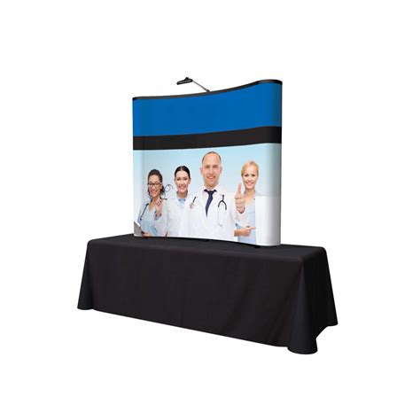 6ft Curved Table Top Pop Up Display Archives Irvine Printing And Displays
