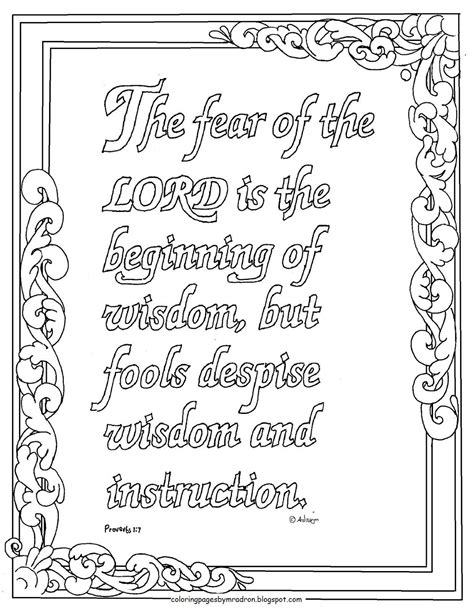 Proverbs Coloring Pages Free Download | Printable coloring pages, Free