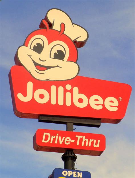 Jollibee White Logo