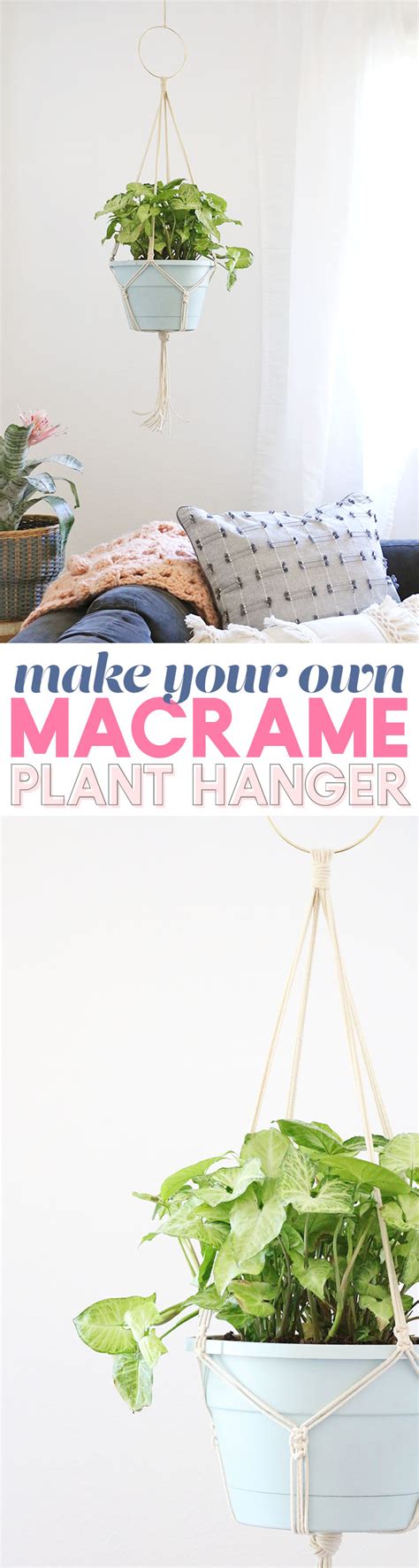 Simple Diy Macrame Plant Hanger Persia Lou