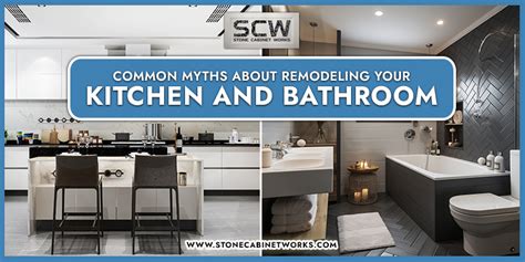 Common Myths About Remodeling Your Kitchen And Bathroom Stone Cabinet