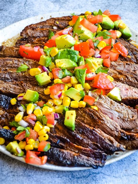 Spice Up Your Meals With Delicious Flank Steak And Avocado Salsa Kays