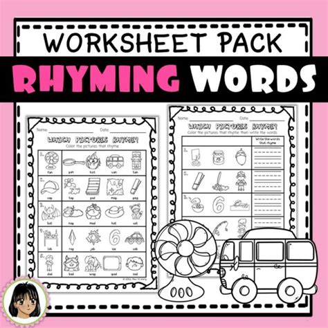 Rhyming Cvc Words Worksheets Made By Teachers