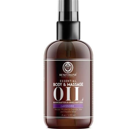 Natural Massage And Body Oil By Benevolent Nourishment Lavender Scent