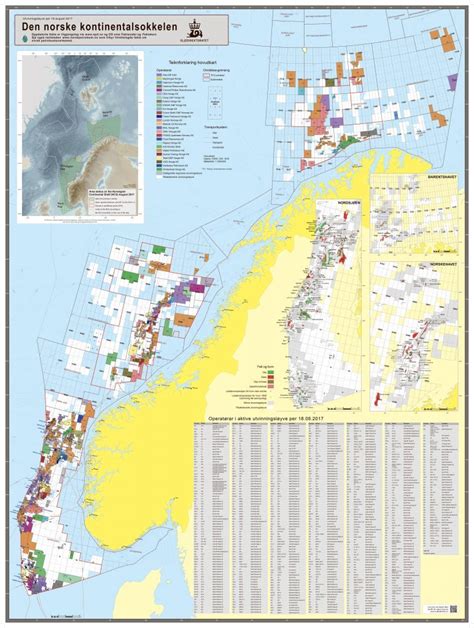New Map Of Norwegian Continental Shelf News For The Oil And Gas Sector