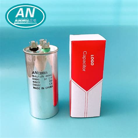 Aluminum Shell 450v Starting And Run Cbb65 Capacitor 60mdf With Colorful
