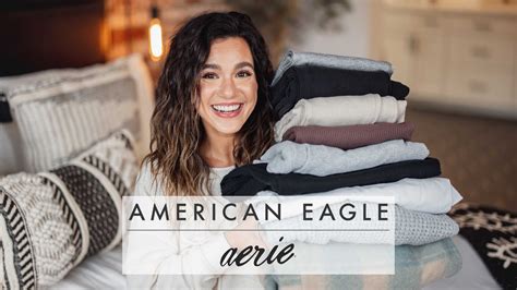 AERIE & AMERICAN EAGLE FALL TRY-ON HAUL! | 2022 - YouTube