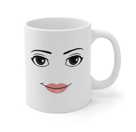 Roblox Woman Face Coffee Mug Funny Girl Cute Mug Baby Girl Etsy