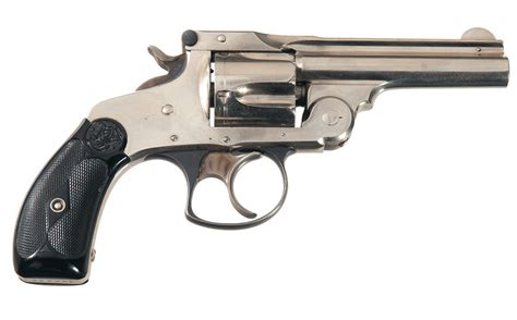 Smith And Wesson 38 Double Action 3rd Model Revolver With Box