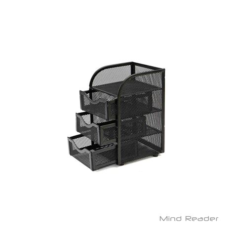 Choose from a variety of accessories, bookends, business card and accessory holders, file sorters, letter trays, desktop organizers, and pen and pencil cup holders, to maximize space and organize your desk with. Mind Reader Metal Mesh Mini Desk Supplies Drawer Organizer ...