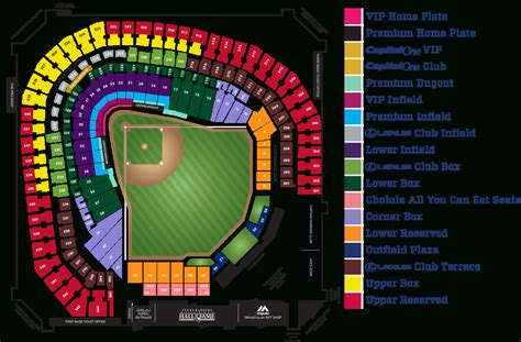 Texas Rangers Ballpark Seating Map Printable Maps