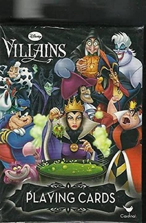 Disney Villains Deck Of Playing Cards Disney Cards Playing Card Deck