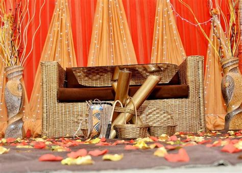 Rwandan Traditional Wedding Decor