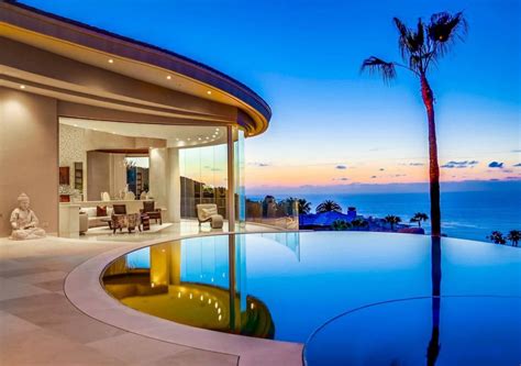 Ocean View Curved Modern Sanctuary On A Hilltop In La Jolla Idesignarch Interior Design
